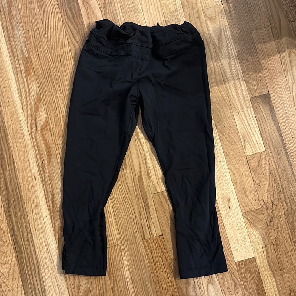 Lululemon Black Cropped Spandex